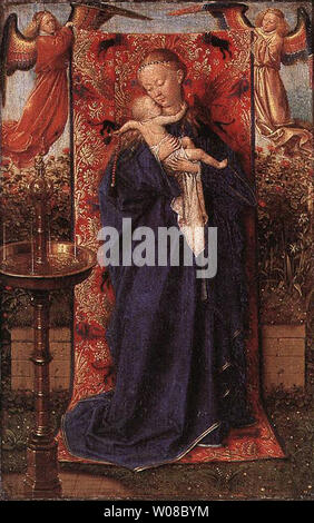 Jan van Eyck - Madonna bambino alla fontana 1439 Foto Stock