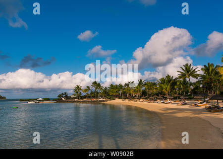 Scenario di Maurizio, presi in Four Seasons Resort Mauritius ad Anahita presso il Resort Anacitaski, Mauritius Foto Stock