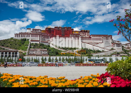 Palazzo di Potala Foto Stock