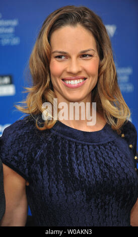 Hilary Swank assiste al Toronto International Film Festival conferenza stampa di 'convinzione' allo Hyatt Regency Hotel a Toronto in Canada il 13 settembre 2010. UPI/Christine masticare Foto Stock