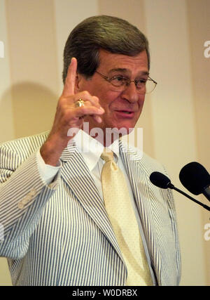 Il Sen. Trent Lott (R-MS) parla al Collegio Convention Nazionale Repubblicana in Arlington, VA, il 13 luglio 2007. (UPI foto/David Brody) Foto Stock