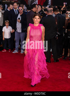 Los Angeles, CA - Giugno 26, 2019: Marisa Tomei assiste la premiere di Sony Pictures "ragno-uomo lontano da casa" tenutasi presso la TCL Teatro Cinese Foto Stock
