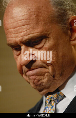 Candidato presidenziale repubblicano e ex U.S. Il senatore Fred Thompson (R-TN) parla presso la National Rifle Association (NRA) convenzione di Washington il 21 settembre 2007. (UPI foto/Alexis C. Glenn) Foto Stock