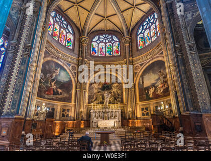 Francia, 1° arrondissement di Parigi, chiesa di Saint-Eustache, la cappella della Vergine Maria Foto Stock