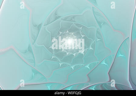 Abstract illustrazione multicolore su uno sfondo luminoso. Il design dello sfondo. Spirale, curl Foto Stock
