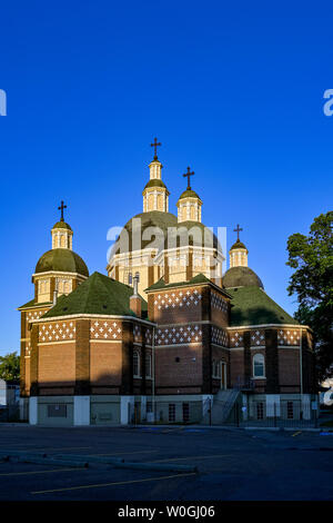 Chiesa cattolica Ucraina di San Josaphat, Edmonton, Alberta, Canada Foto Stock