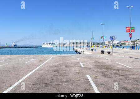 Traghetti in Split, Croazia. Foto Stock