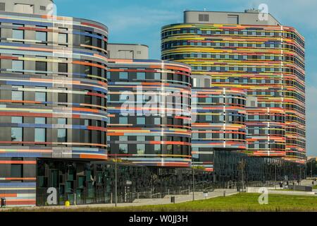 Competente per lo sviluppo urbano e l'ambiente, BSU, Wilhelmsburg, Amburgo, Germania Foto Stock