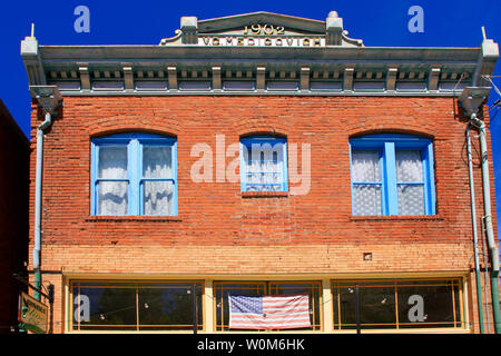 La vecchia fabbrica di birra Medigovich edificio sulla fabbrica di birra Ave nel centro cittadino di Bisbee, AZ Foto Stock