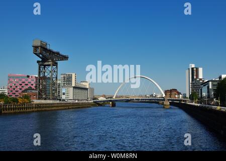 Fiume Clyde, Finnieston gru Foto Stock