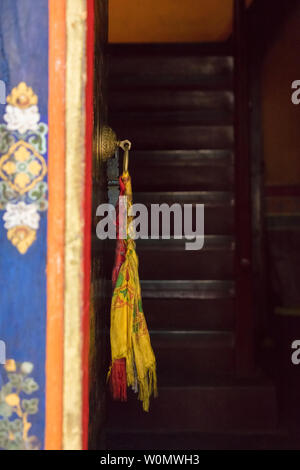 Qingpu pratica Terra, Shannan, Tibet Foto Stock