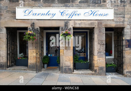 Esterno del Darnley Coffee House di Stirling, in Scozia , NEL REGNO UNITO Foto Stock