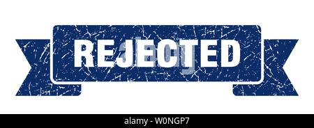 Respinto grunge nastro. respinto segno. respinto banner Illustrazione Vettoriale
