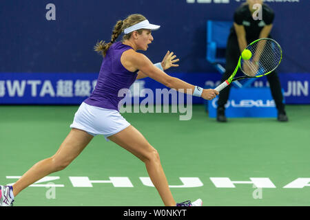 Johanna Konta, un famoso British di tennis femminile player. Foto Stock