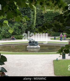 Ugolino e i suoi figli nel giardino al Museo Rodin Parigi Francia Foto Stock