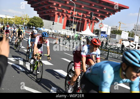 2018 Skoda Tour de France Pro Circle - Stazione di Shanghai ha aperto di nuovo a Shanghai il 17 novembre 2018, con driver Bora-Hansgrohe Sagan vincendo il campionato Foto Stock