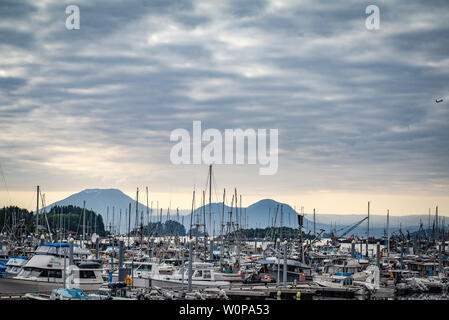 La pesca commerciale, Sitka, Alaska Foto Stock