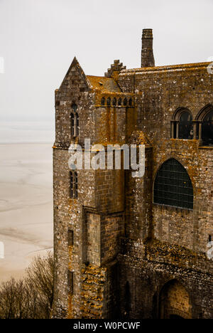 Il Mont Saint Michel Abby in Francia Foto Stock