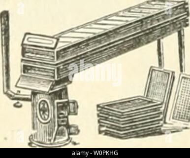 Immagine di archivio da pagina 79 di Der Tropenpflanzer; zeitschrift fr tropische. Der Tropenpflanzer; zeitschrift fr tropische landwirtschaft dertropenpflanze03berl Anno: Trockenapparate für Cacao. Theo, Kall'oo. (U"st und (reiiiüse. O vej!etal"llis('giacciono, mineralische u. ehem. rrodukte, Illustrirte Kataloge kostenfrei. Vertreter gesucht. Foto Stock