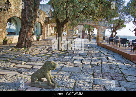 Lisbona, Scenic Saint George Castle Foto Stock