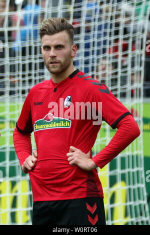 Lucas Höler (Freiburg) 1. BL: 17-18 - 19. Spieltag - SC Freiburg vs. RB Leipzig Foto Stock