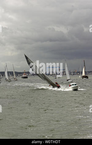 Kiel, Germania - 23 Giugno 2018: impressioni di Tall Ship Parade durante la settimana di Kiel 2018 Foto Stock