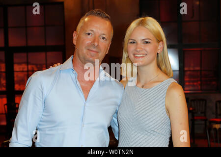 Karl-Heinz Zacher, Helena Zacher, Koelner Treff (Folge 465), WDR Studio BS2, Koeln, 27.07.2018 Foto Stock