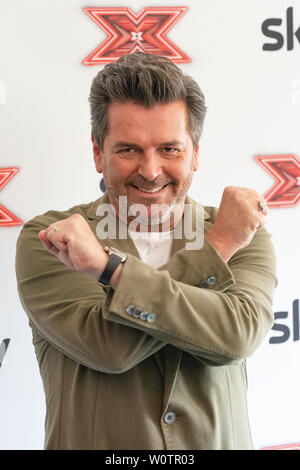 Thomas Anders durante il fattore X Premere talk e la foto chiamata su agosto 23, 2018 a Berlino, Germania. Foto Stock