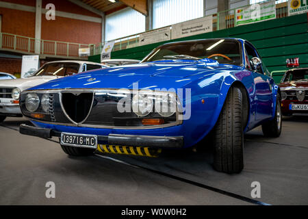 PAAREN IM GLIEN, Germania - 19 Maggio 2018: Sports Car Alfa Romeo Junior Zagato GT. Die Oldtimer Show 2018. Foto Stock