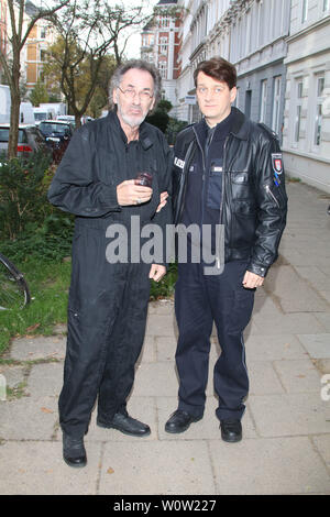 Hugo Egon Balder, Sven Fricke, Fototermin am impostare von Großstadtrevier, Amburgo, 01.11.2018 Foto Stock