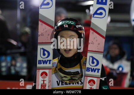 Ryoyu Kobayashi (Giappone /JAP), Qualifikation Vierschanzentournee Oberstdorf 18-19 Foto Stock