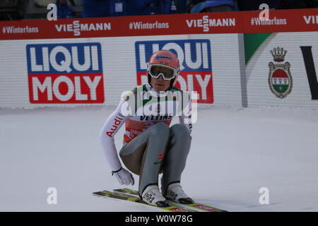 Severin Freund (WSV Rastbüchl DJK) in der Qualifikation Vierschanzentournee Oberstdorf 18-19 Foto Stock