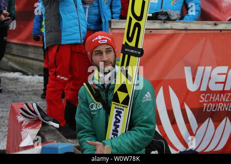 Markus Eisenbichler (TSV Siegsdorf), Qualifikation Vierschanzentournee Oberstdorf 18-19 Foto Stock