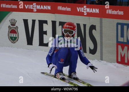 Richard Freitag (SG Nickelhütte Aue), Qualifikation Vierschanzentournee Oberstdorf 18-19 Foto Stock