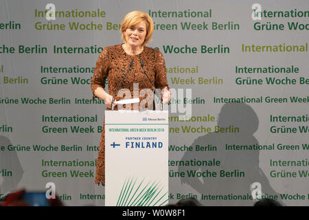 IGW 2019 - Cerimonia di apertura della International Green Week Berlin 2019 - Julia Klöckner, Bundeslandwirtschaftsministerin Foto Stock