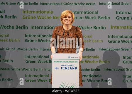 IGW 2019 - Cerimonia di apertura della International Green Week Berlin 2019 - Julia Klöckner, Bundeslandwirtschaftsministerin Foto Stock