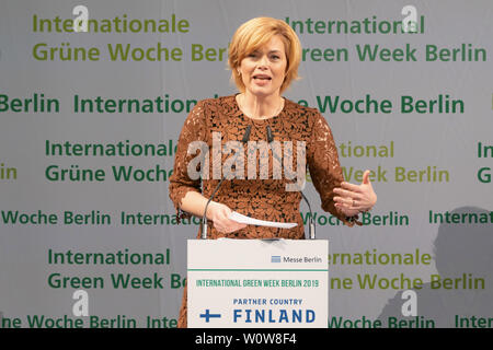 IGW 2019 - Cerimonia di apertura della International Green Week Berlin 2019 - Julia Klöckner, Bundeslandwirtschaftsministerin Foto Stock