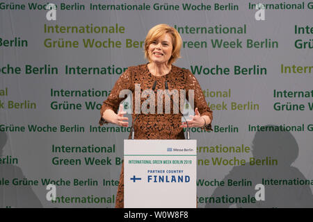 IGW 2019 - Cerimonia di apertura della International Green Week Berlin 2019 - Julia Klöckner, Bundeslandwirtschaftsministerin Foto Stock