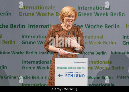 IGW 2019 - Cerimonia di apertura della International Green Week Berlin 2019 - Julia Klöckner, Bundeslandwirtschaftsministerin Foto Stock