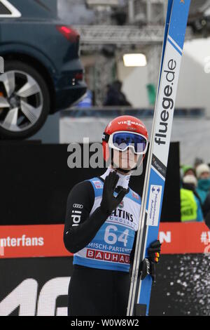 Stephan Leyhe (SC Willingen), Qualifikation Neujahrsskispringen GAP 2019 Foto Stock