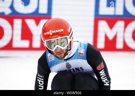 Markus Eisenbichler (TSV Siegsdorf) beim Neujahrsskispringen Vierschanzentournee GAP 2019 Foto Stock