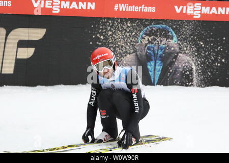 Markus Eisenbichler (TSV Siegsdorf) beim Neujahrsskispringen Vierschanzentournee GAP 2019 Foto Stock