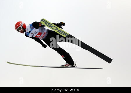 Markus Eisenbichler (TSV Siegsdorf) beim Neujahrsskispringen Vierschanzentournee GAP 2019 Foto Stock