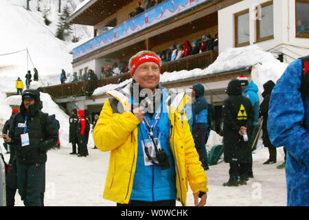 Walter Hofer (FIS-Race-Direktor) beim Skispringen Herren NH, Nordische FIS SKI-WM 2019 in Seefeld Foto Stock