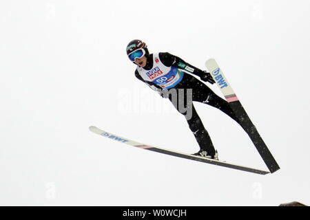 Ryoyu Kobayashi (Giappone /JAP) beim Skispringen Herren NH, Nordische FIS SKI-WM 2019 in Seefeld Foto Stock