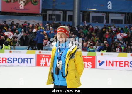 Walter Hofer (FIS-Race-Direktor) beim Team misti Skispringen, Nordische FIS SKI-WM 2019 in Seefeld Foto Stock