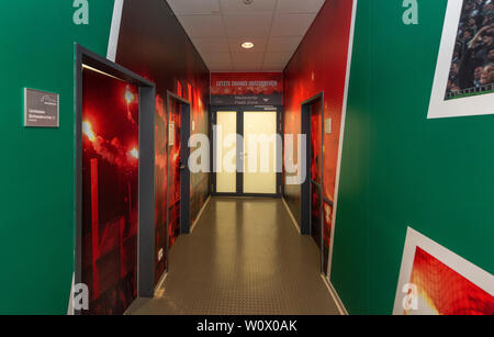 Visita Allianz Stadion. Vienna, Austria Foto Stock