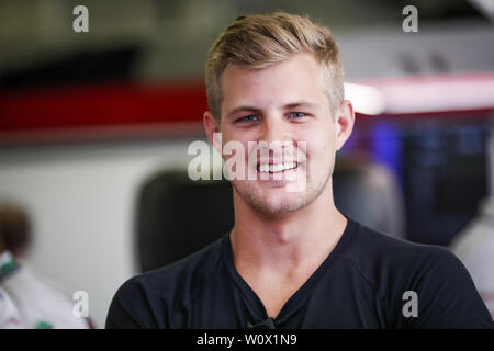 Motorsports: FIA Formula One World Championship 2019, il Grand Prix di Austria, Marcus Ericsson (SWE, Alfa Romeo Racing), Foto Stock