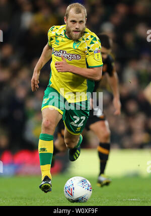 Teemu Pukki di Norwich City - Norwich City v Hull City, Sky scommessa campionato, Carrow Road, Norwich - XIII Marzo 2019 solo uso editoriale - DataCo restrizioni si applicano Foto Stock