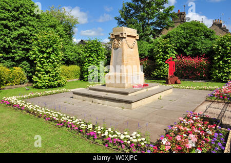 War Memorial, St Neots, Cambridgeshire, England, Regno Unito Foto Stock